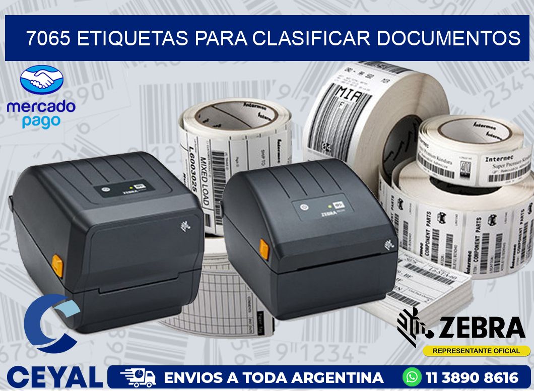 7065 ETIQUETAS PARA CLASIFICAR DOCUMENTOS