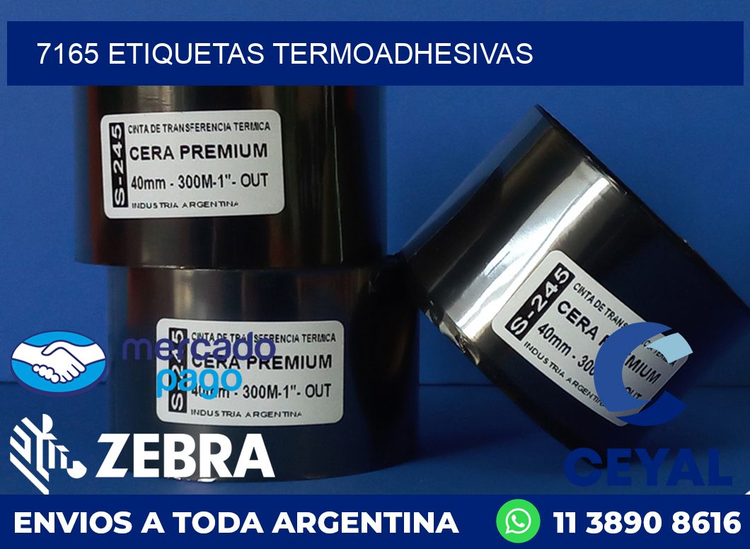 7165 ETIQUETAS TERMOADHESIVAS