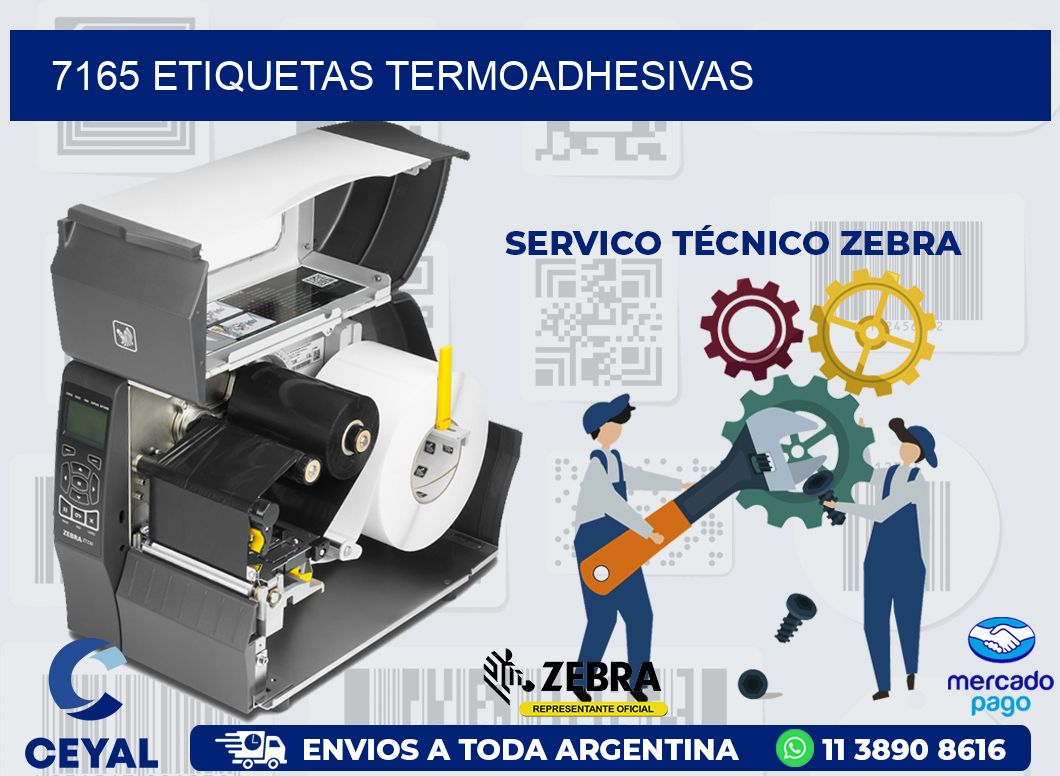 7165 ETIQUETAS TERMOADHESIVAS