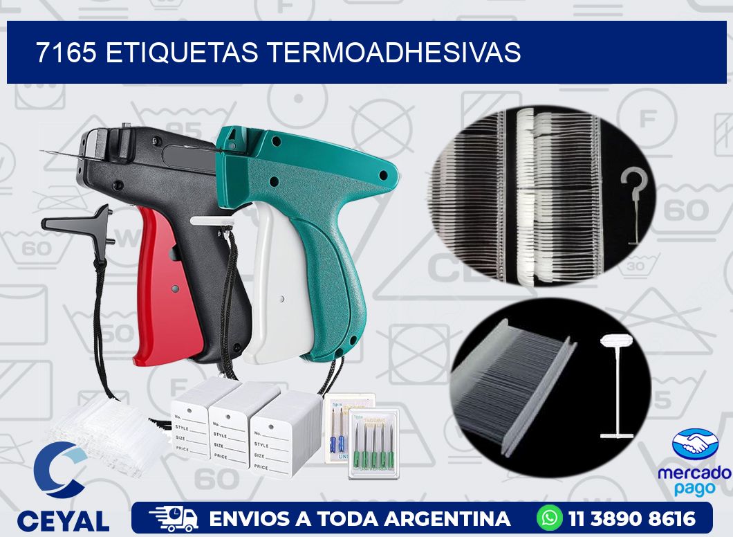 7165 ETIQUETAS TERMOADHESIVAS
