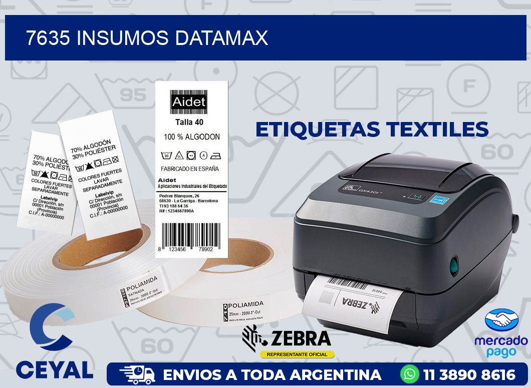 7635 INSUMOS DATAMAX
