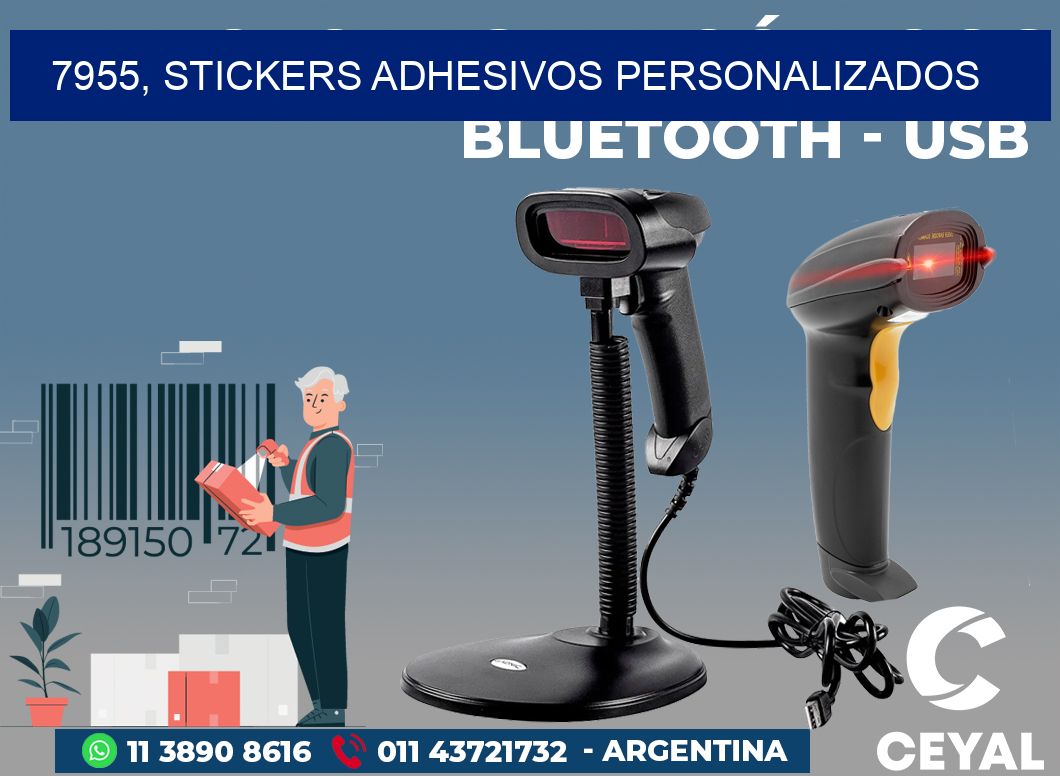 7955, stickers adhesivos personalizados