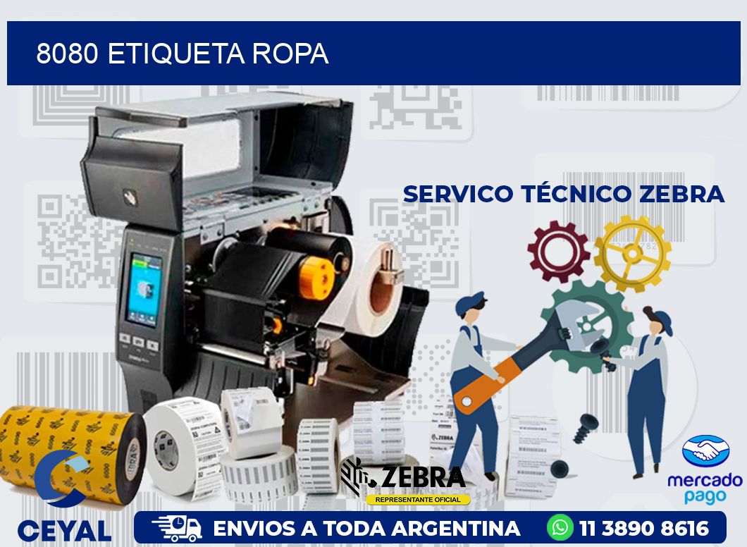 8080 ETIQUETA ROPA