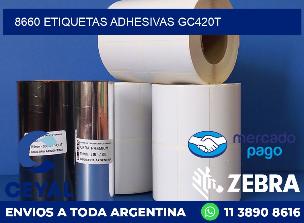 8660 ETIQUETAS ADHESIVAS GC420T