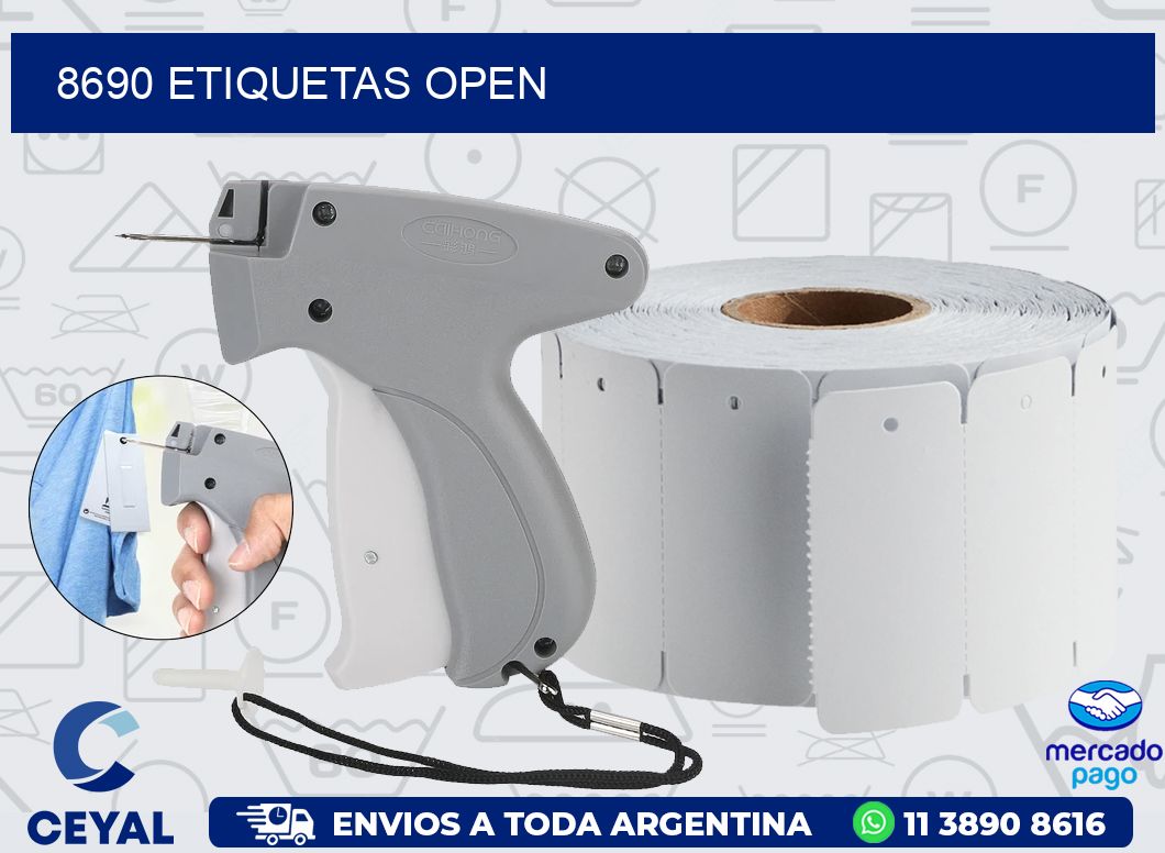 8690 ETIQUETAS OPEN