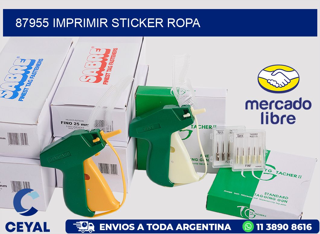 87955 IMPRIMIR STICKER ROPA