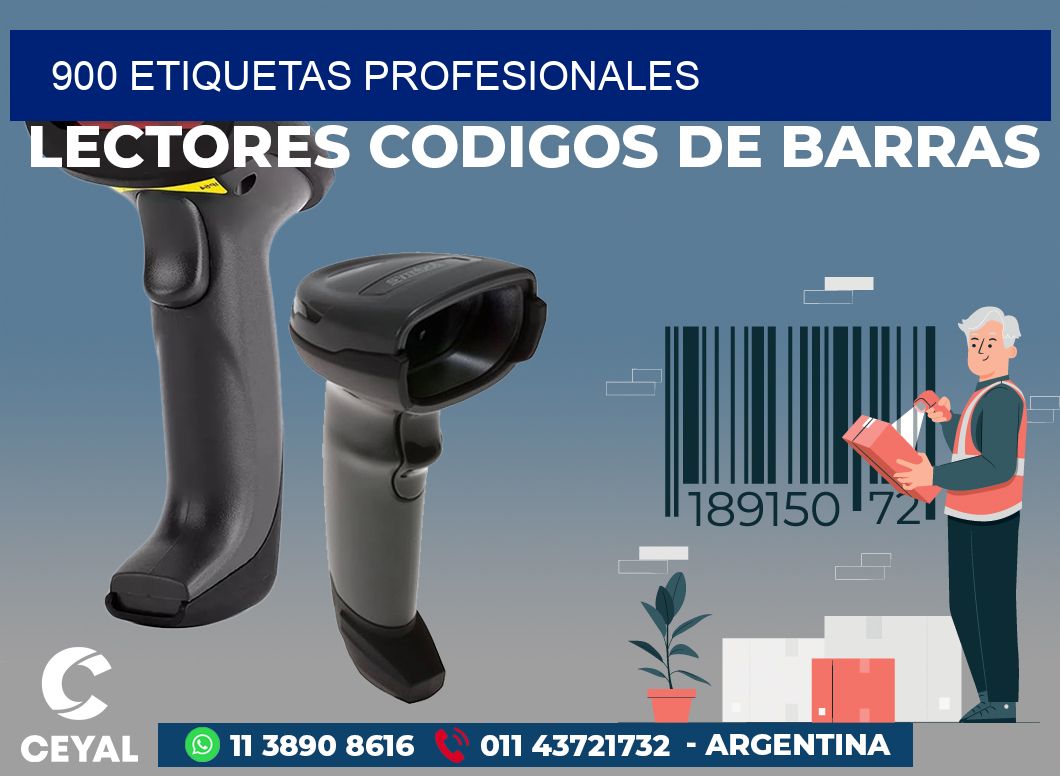 900 ETIQUETAS PROFESIONALES
