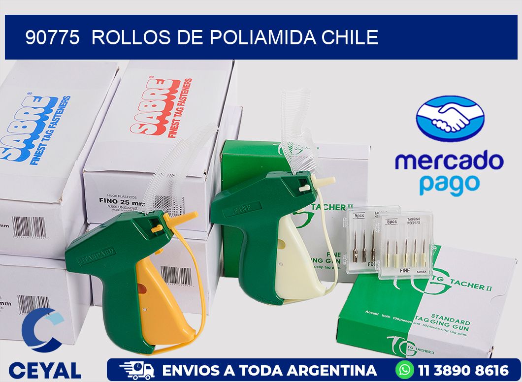 90775  ROLLOS DE POLIAMIDA CHILE