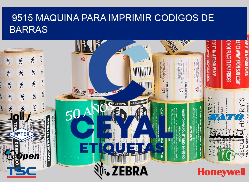 9515 MAQUINA PARA IMPRIMIR CODIGOS DE BARRAS