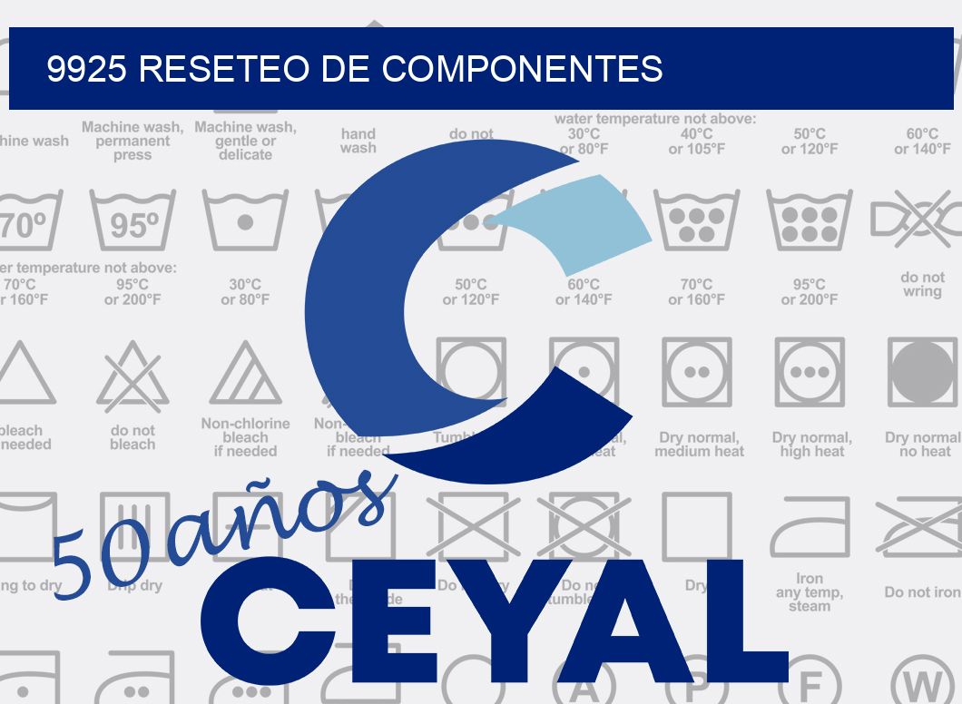 9925 RESETEO DE COMPONENTES
