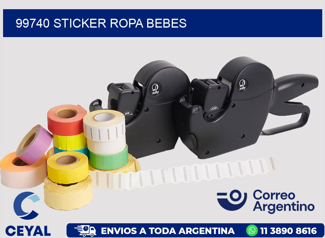 99740 STICKER ROPA BEBES