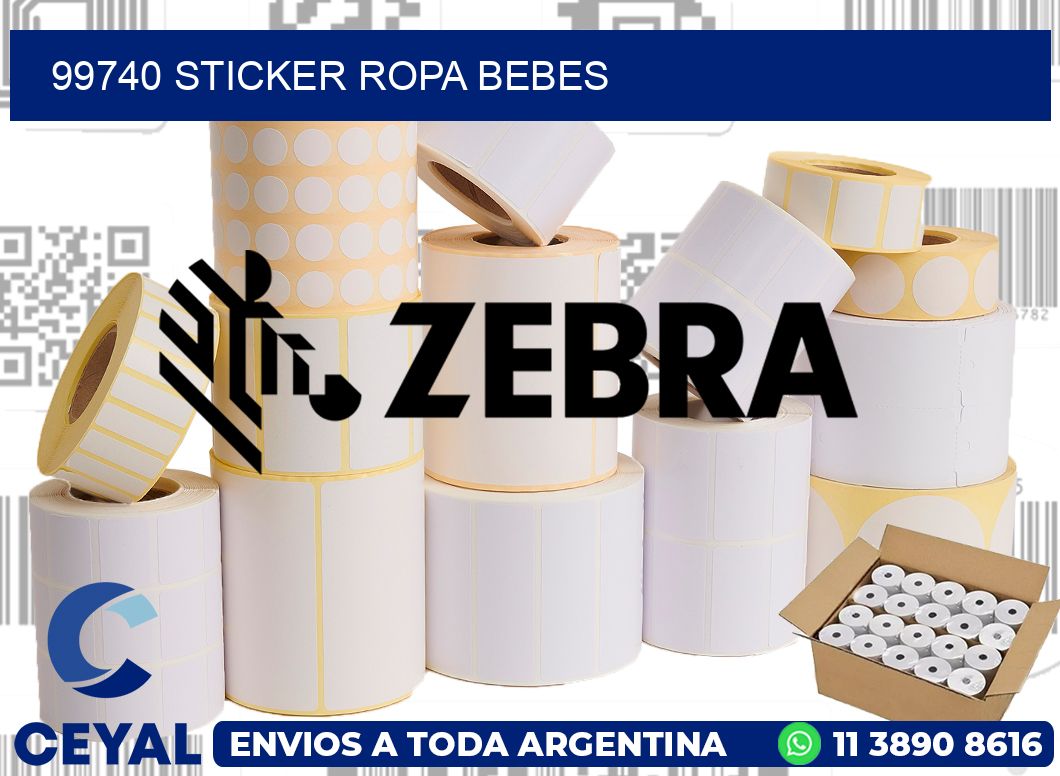 99740 STICKER ROPA BEBES