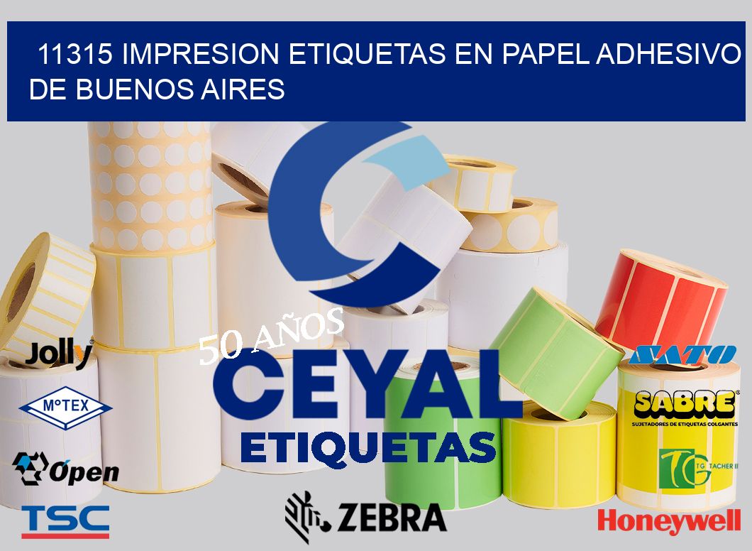 11315 IMPRESION ETIQUETAS EN PAPEL ADHESIVO DE BUENOS AIRES