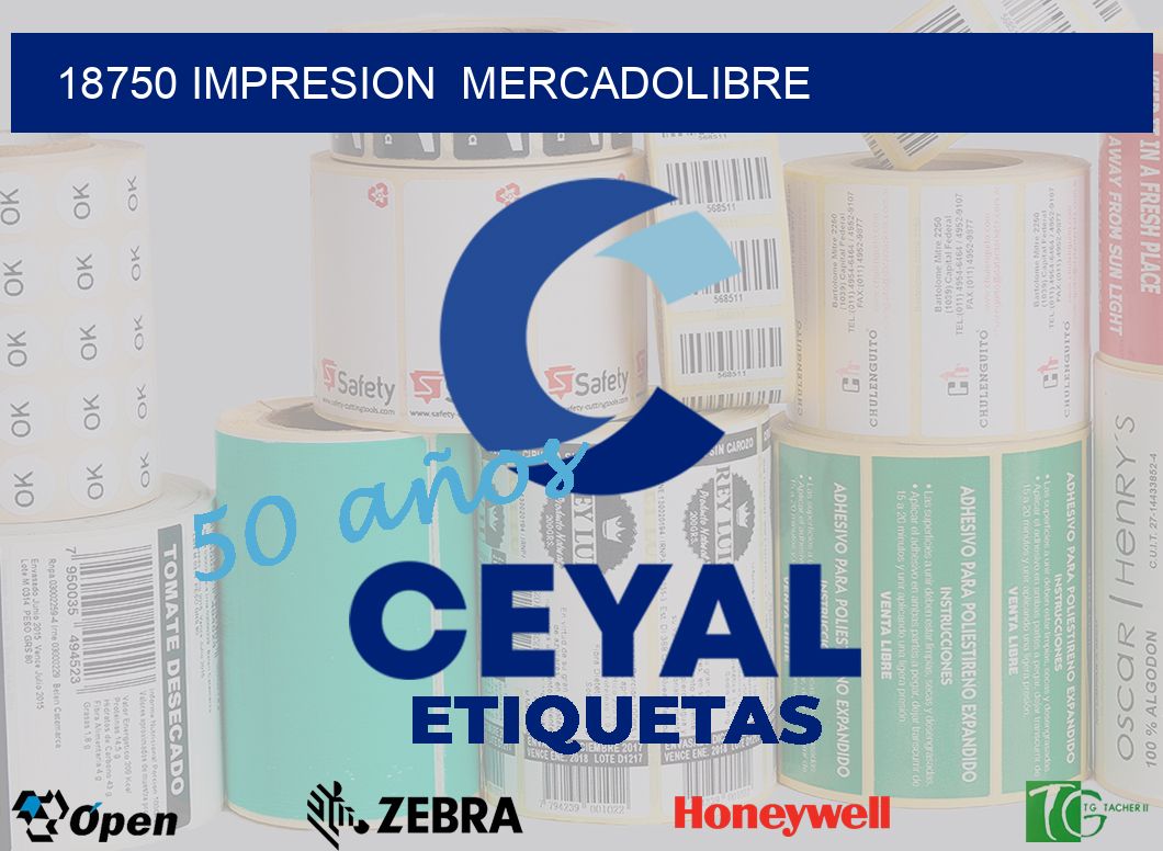 18750 impresion  mercadolibre