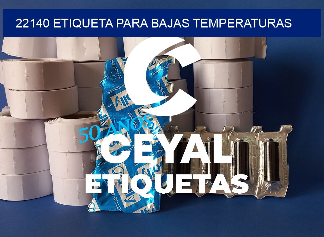 22140 ETIQUETA PARA BAJAS TEMPERATURAS