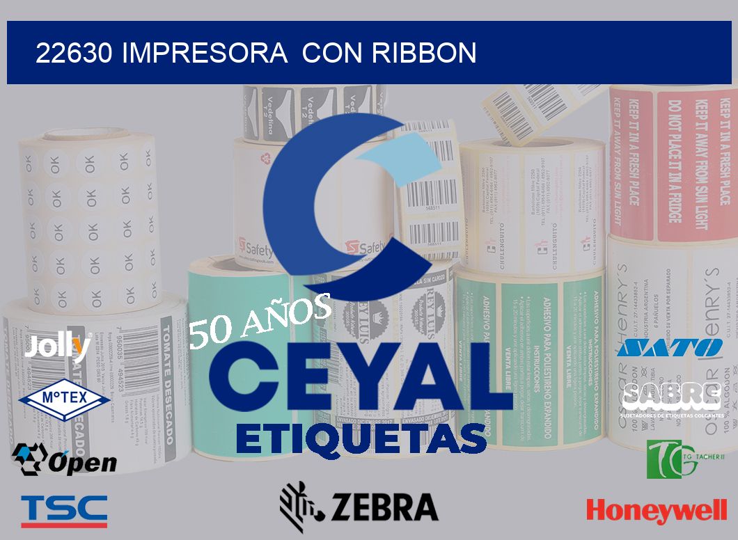 22630 impresora  con ribbon