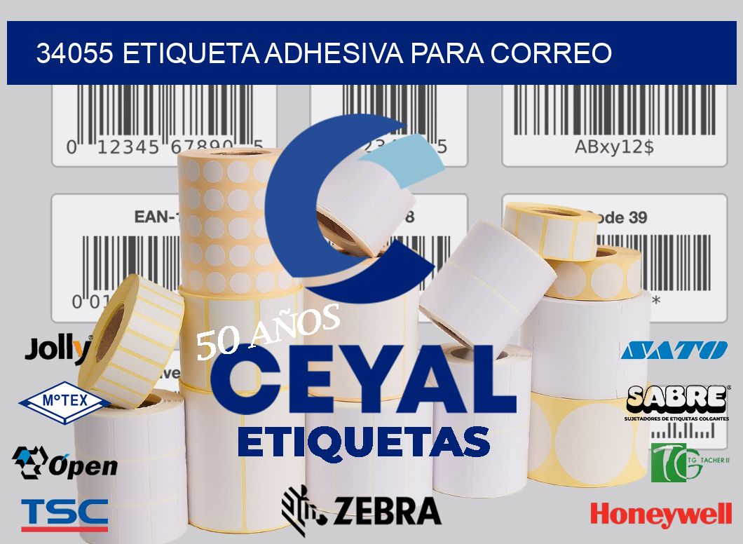 34055 ETIQUETA ADHESIVA PARA CORREO