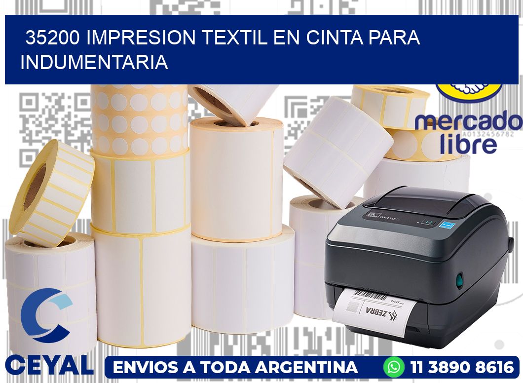 35200 IMPRESION TEXTIL EN CINTA PARA INDUMENTARIA