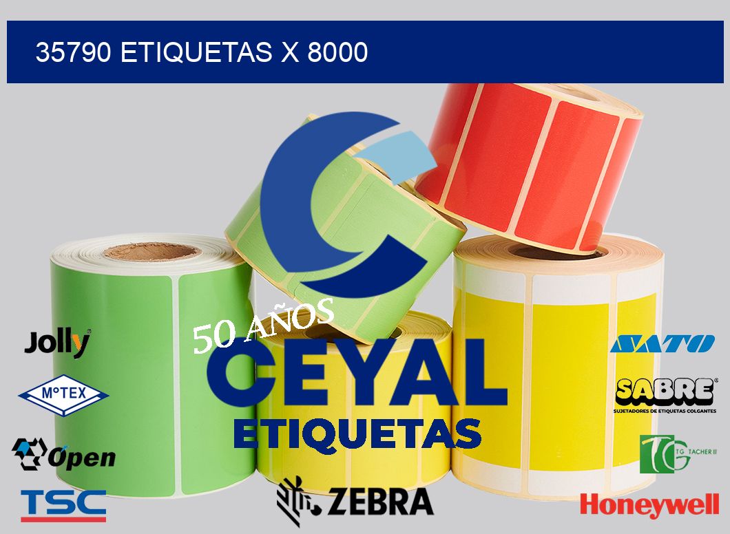 35790 Etiquetas x 8000