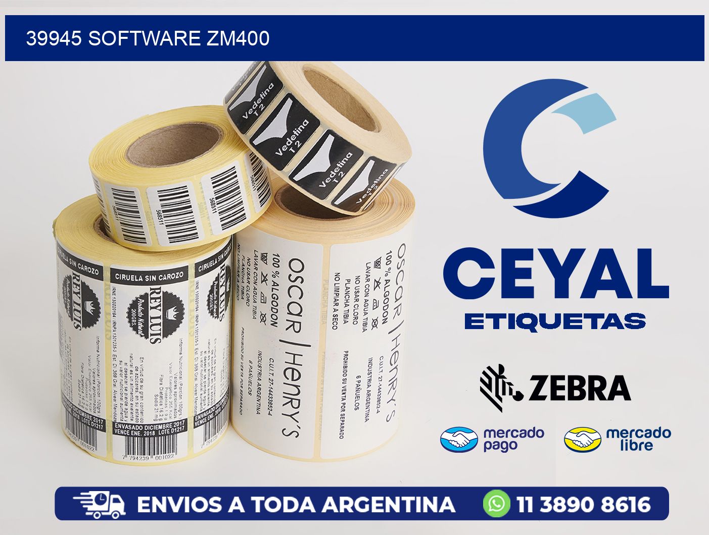 39945 SOFTWARE ZM400