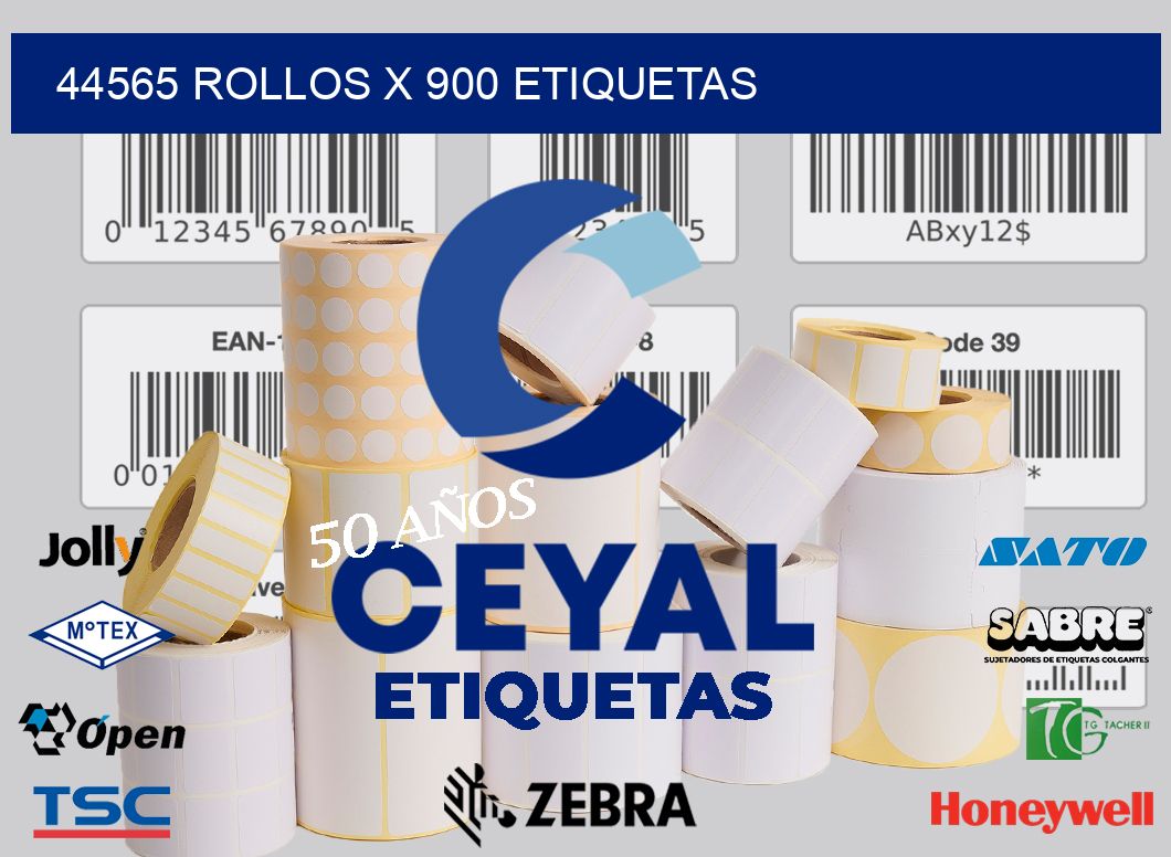 44565 Rollos x 900 etiquetas