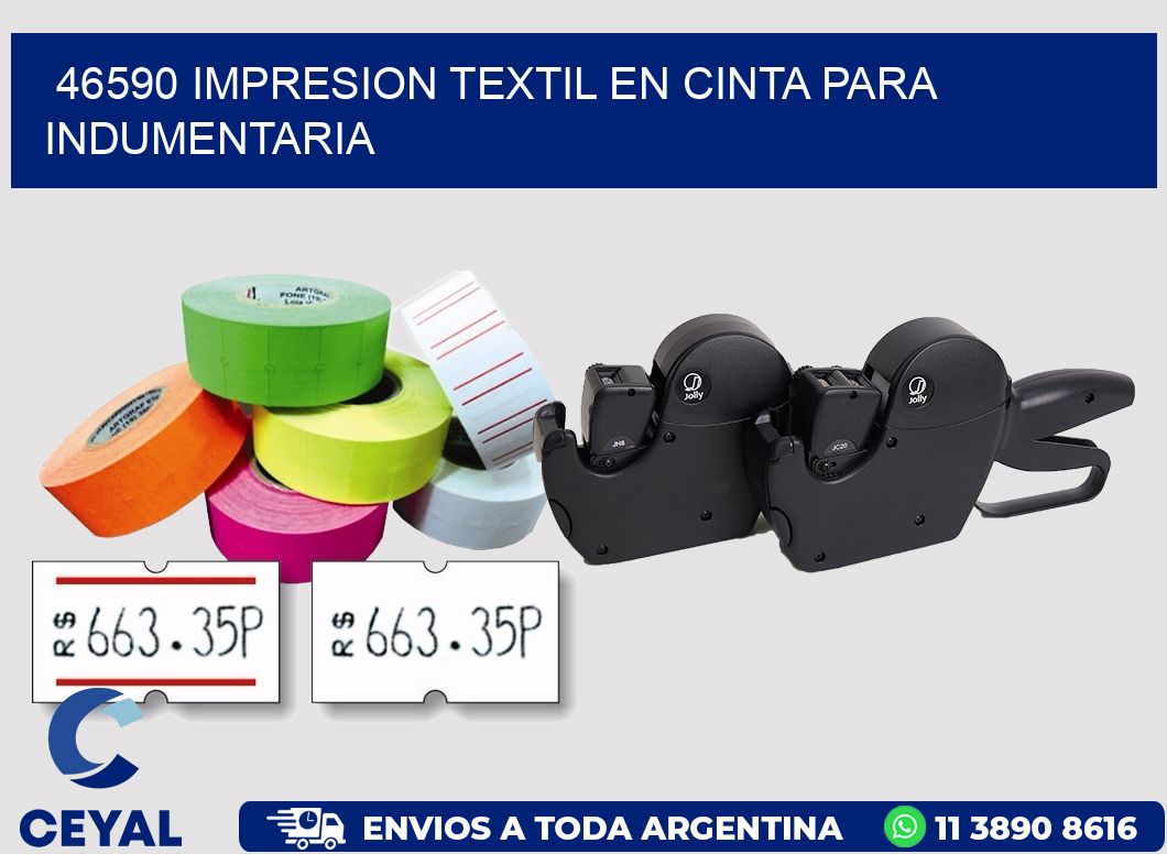 46590 IMPRESION TEXTIL EN CINTA PARA INDUMENTARIA