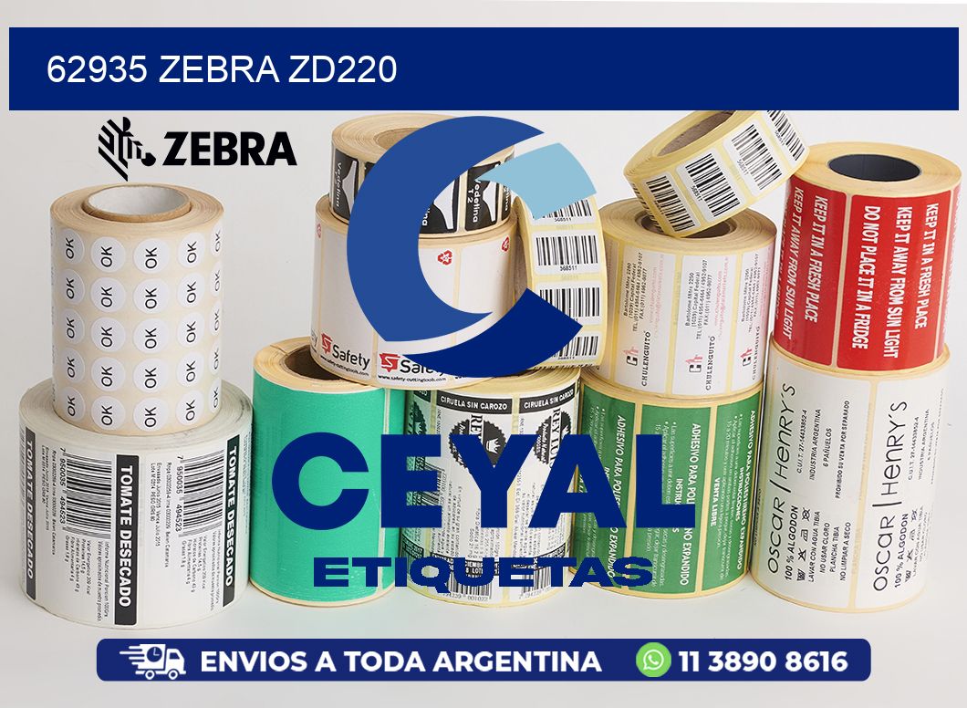 62935 ZEBRA ZD220