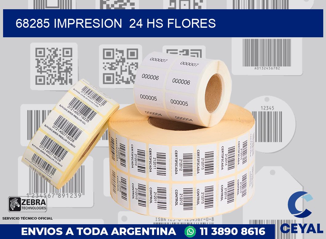 68285 impresion  24 hs flores