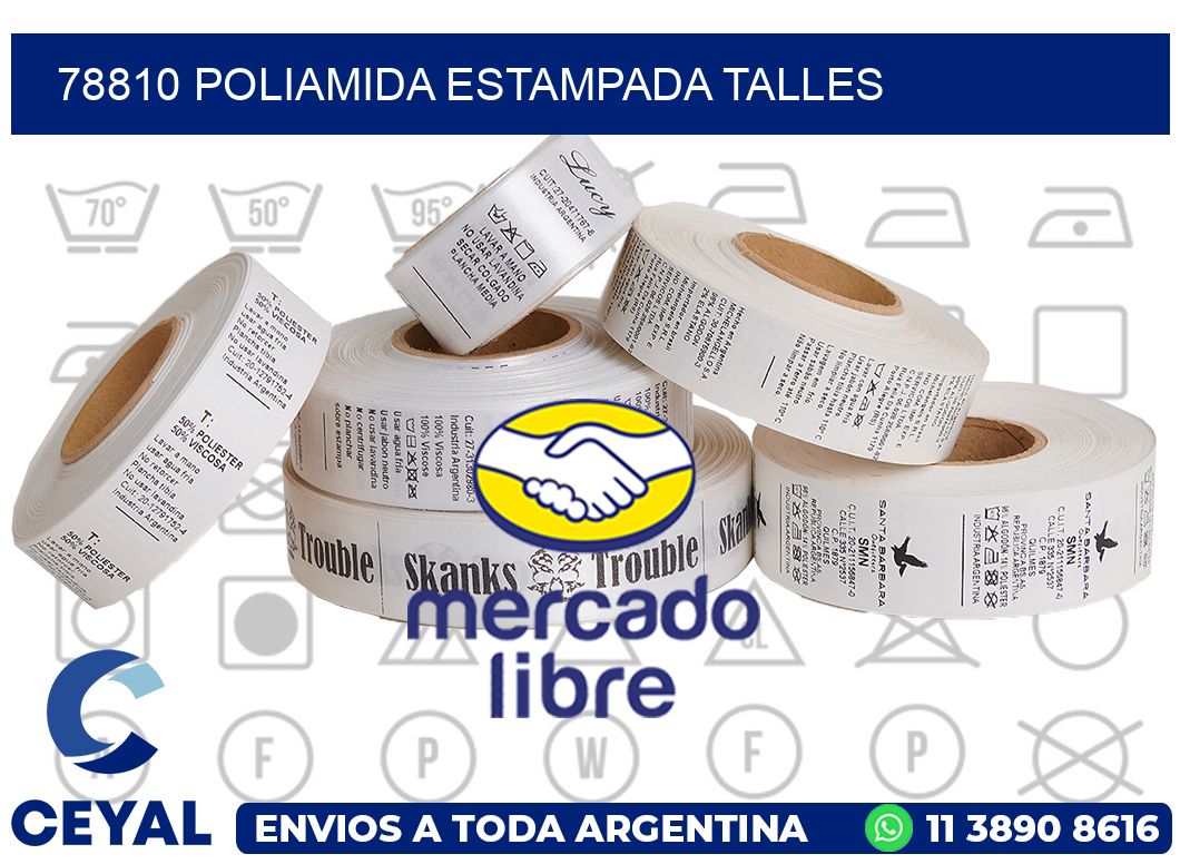 78810 POLIAMIDA ESTAMPADA TALLES