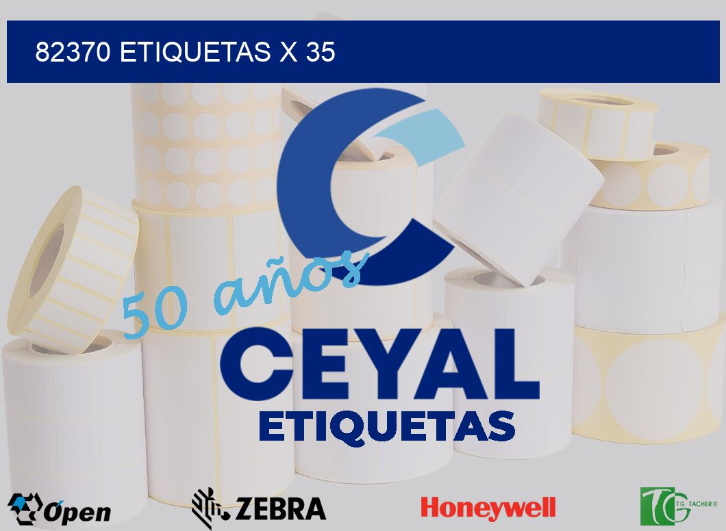 82370 Etiquetas x 35