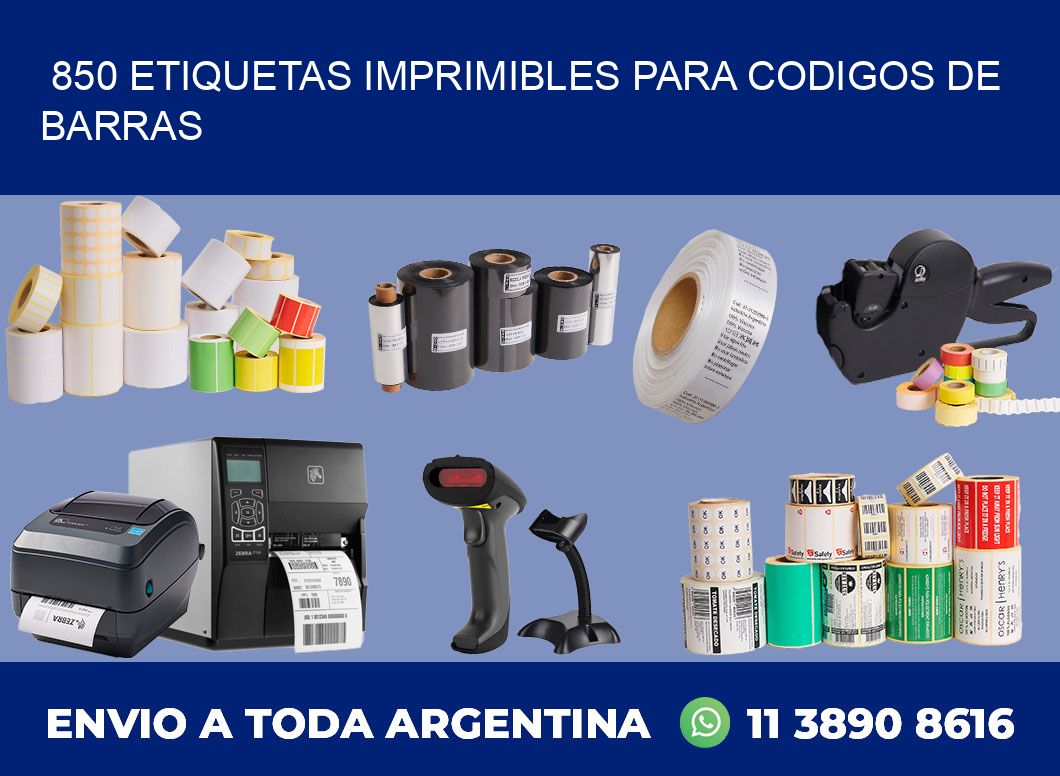 850 ETIQUETAS IMPRIMIBLES PARA CODIGOS DE BARRAS