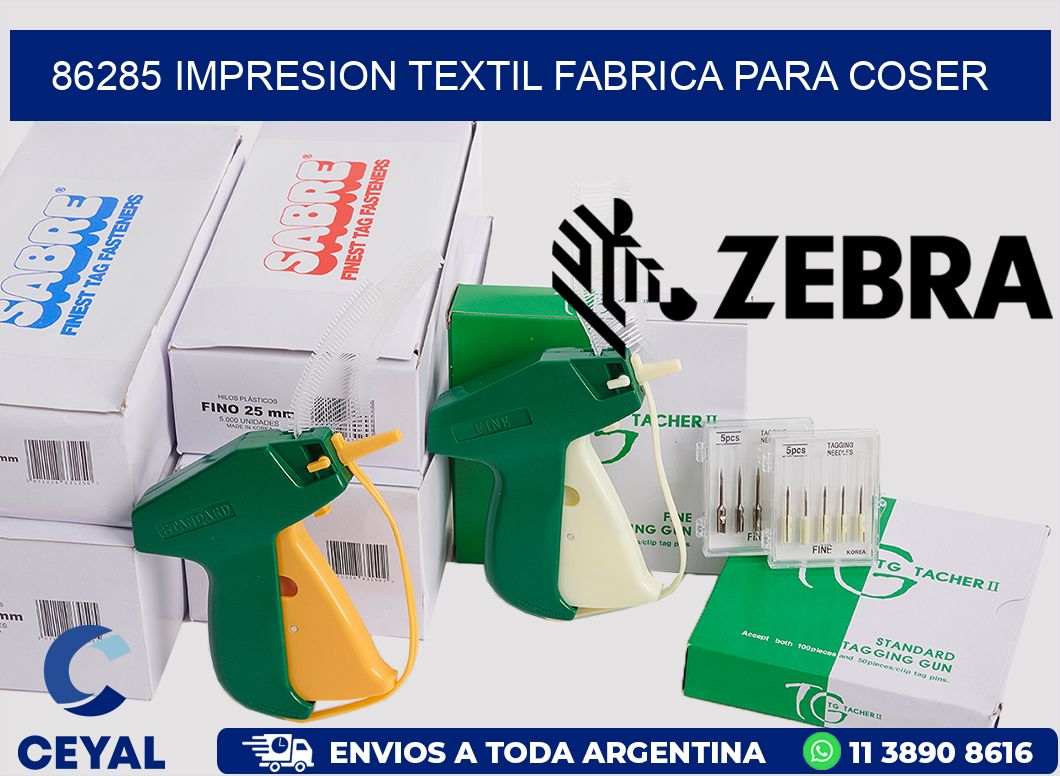 86285 IMPRESION TEXTIL FABRICA PARA COSER