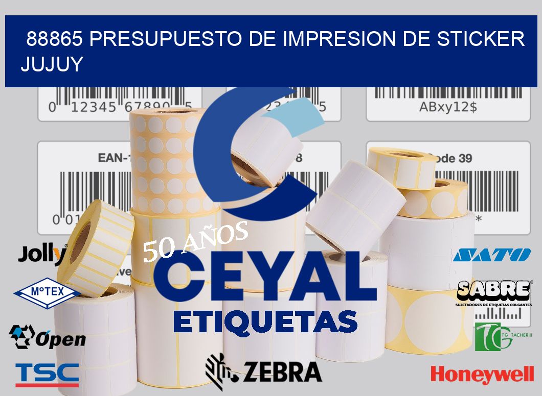 88865 PRESUPUESTO DE IMPRESION DE STICKER JUJUY