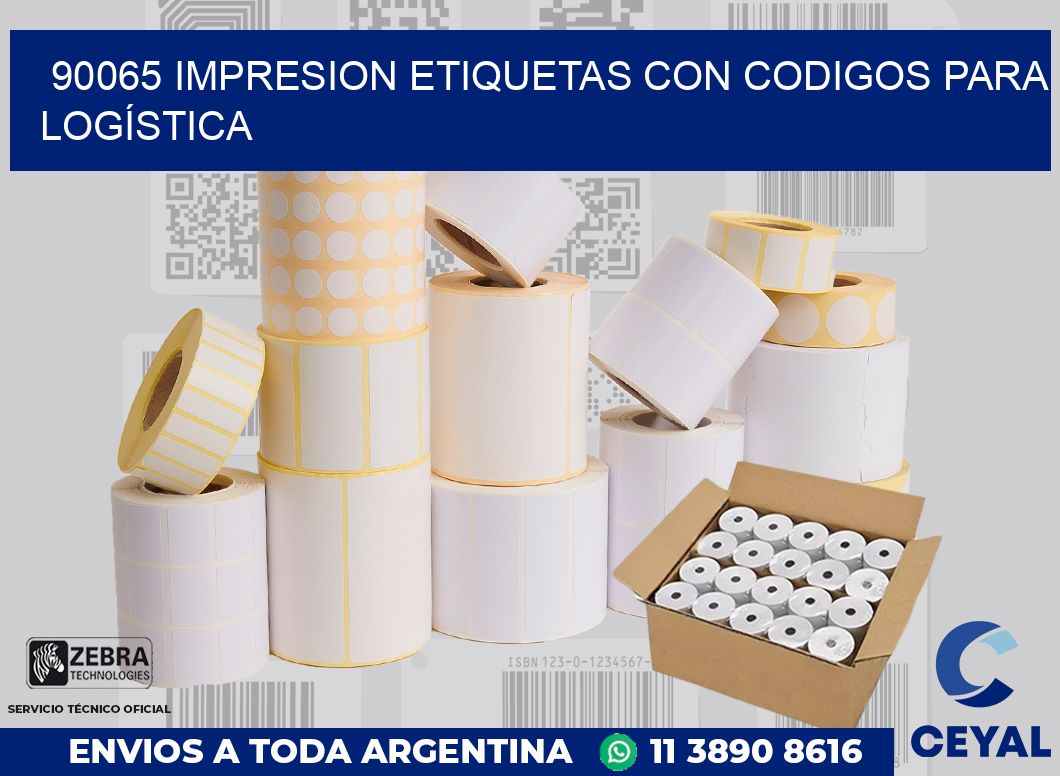 90065 IMPRESION ETIQUETAS CON CODIGOS PARA LOGÍSTICA