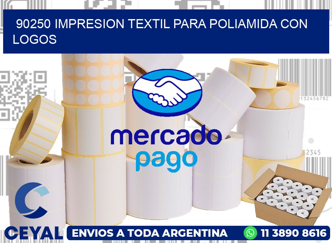 90250 IMPRESION TEXTIL PARA POLIAMIDA CON LOGOS