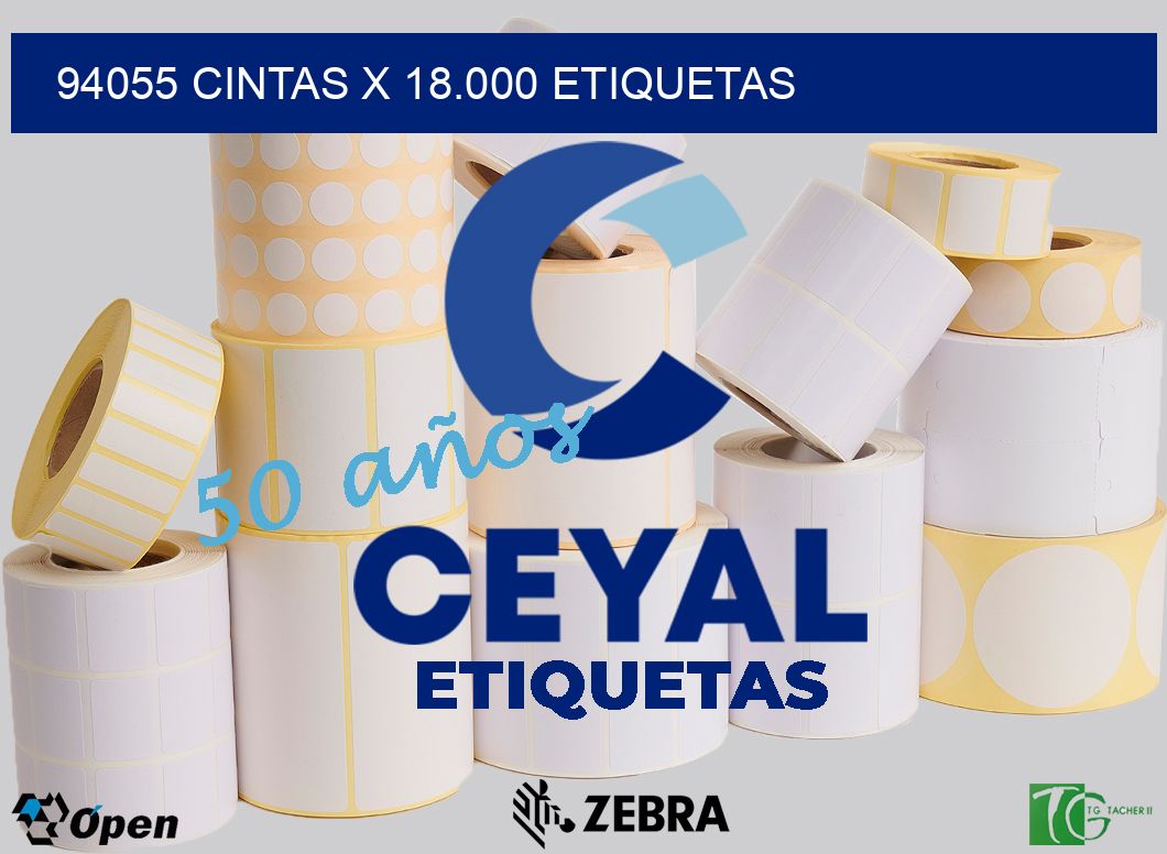 94055 cintas x 18.000 etiquetas