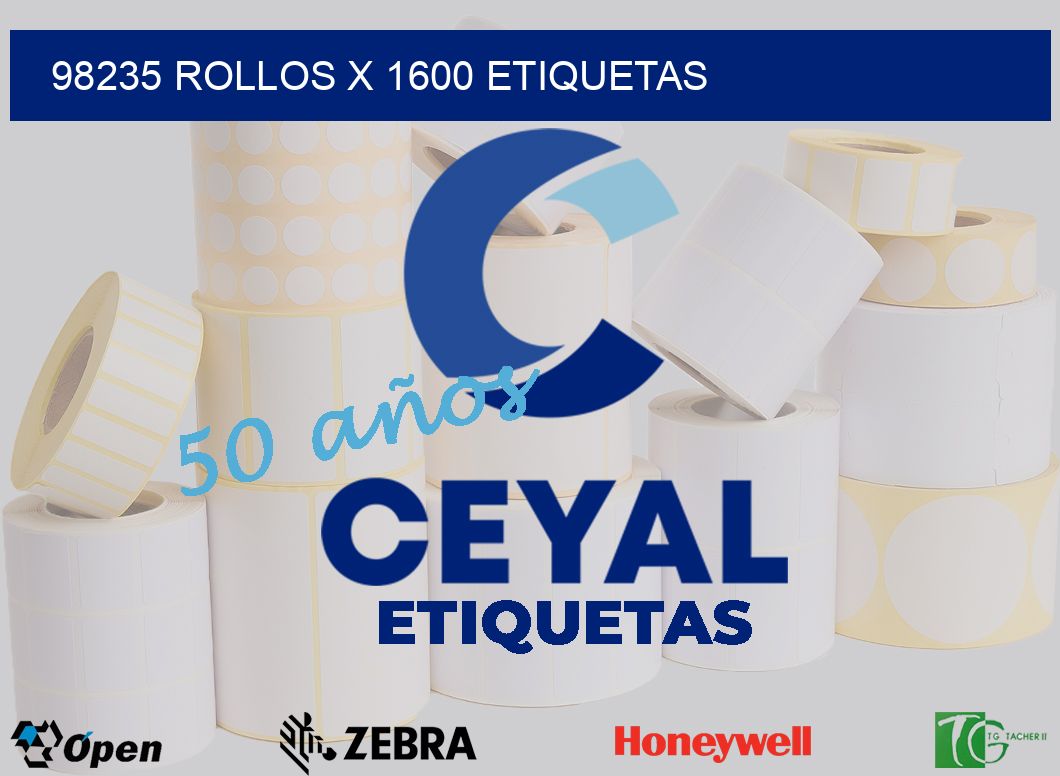 98235 Rollos x 1600 etiquetas