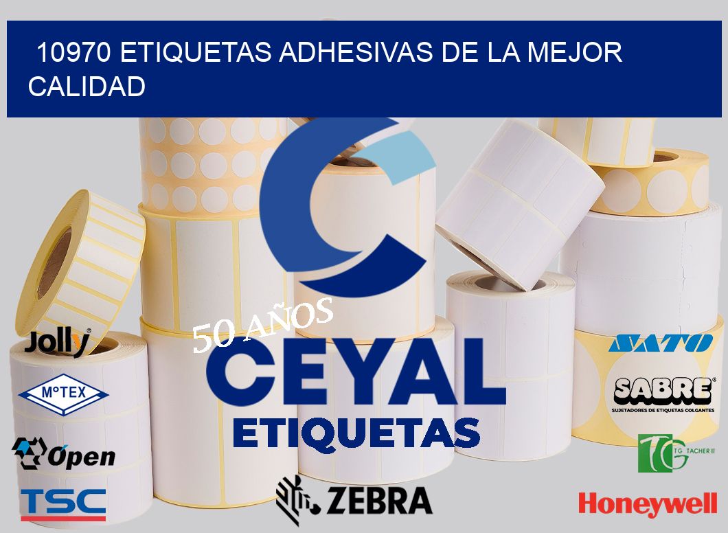 10970 ETIQUETAS ADHESIVAS DE LA MEJOR CALIDAD