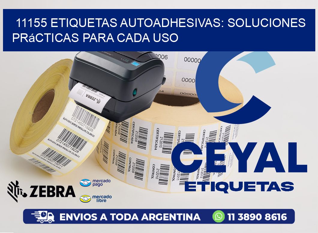 11155 Etiquetas Autoadhesivas: Soluciones Prácticas para Cada Uso