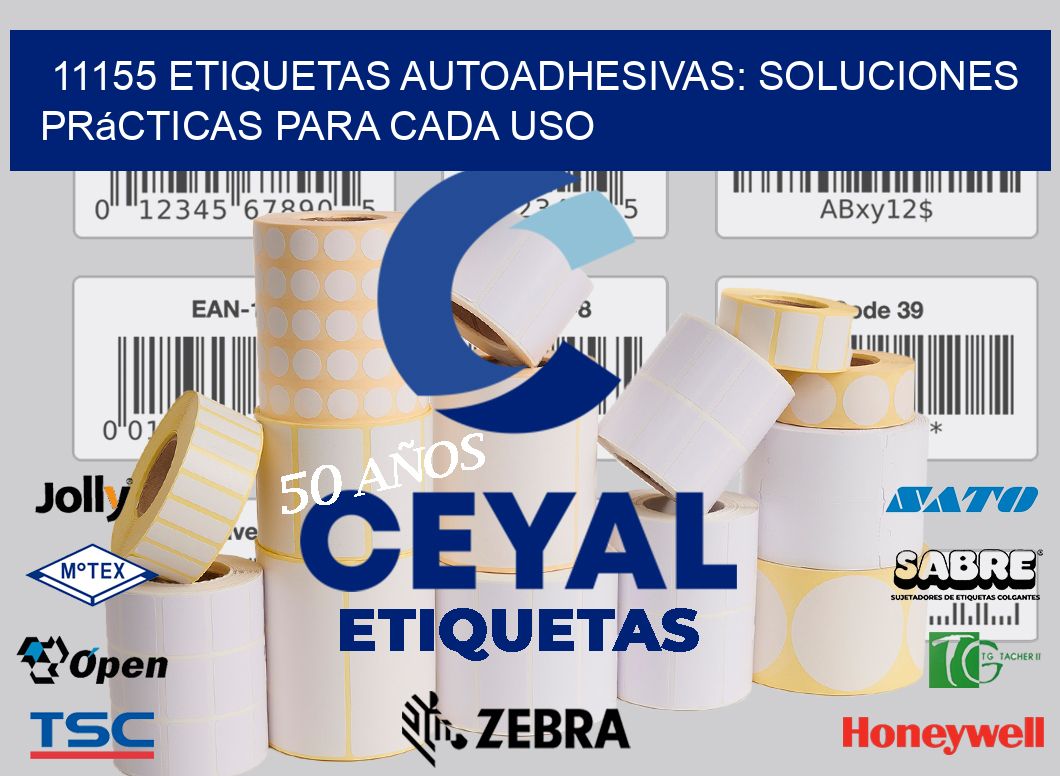 11155 Etiquetas Autoadhesivas: Soluciones Prácticas para Cada Uso