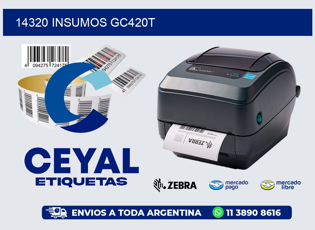 14320 INSUMOS GC420T