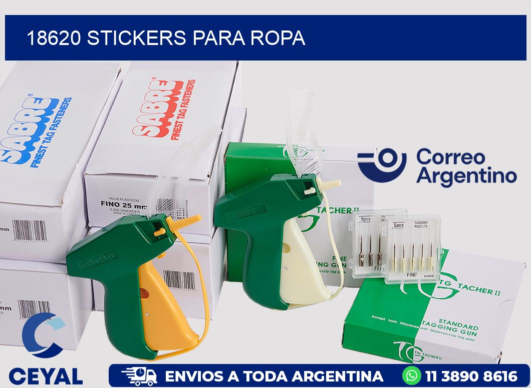 18620 STICKERS PARA ROPA