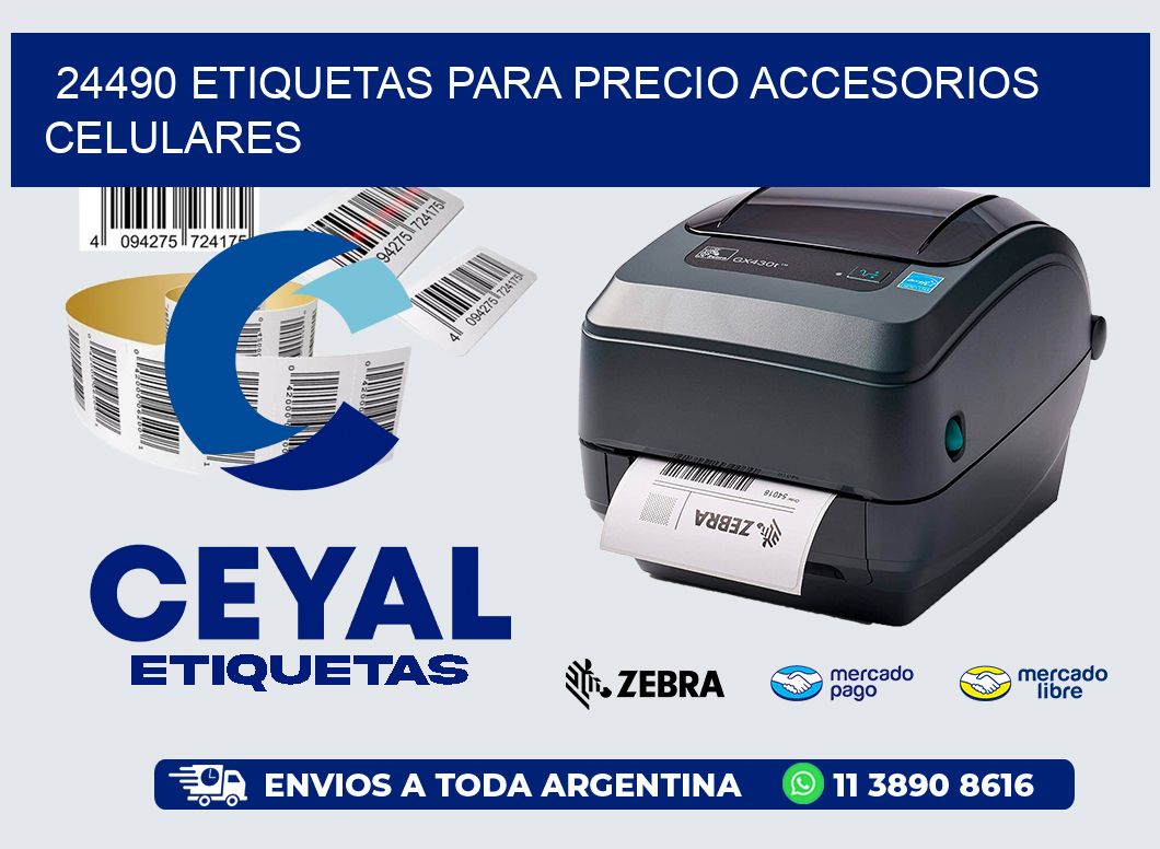 24490 etiquetas para precio accesorios celulares