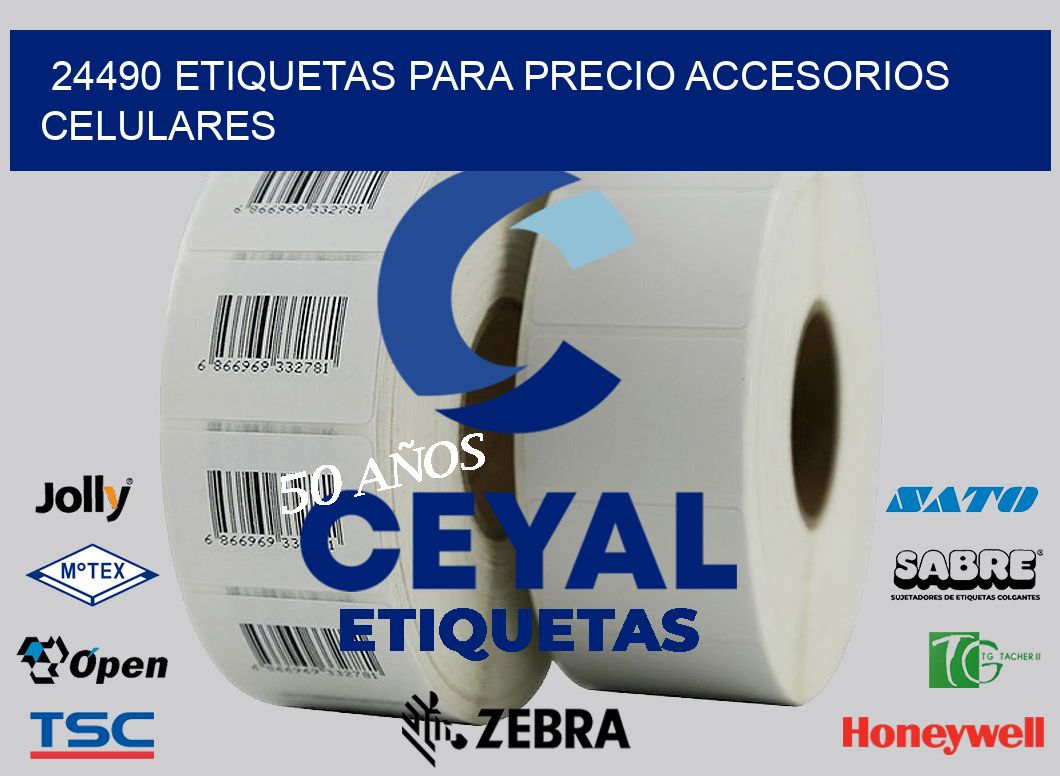24490 etiquetas para precio accesorios celulares
