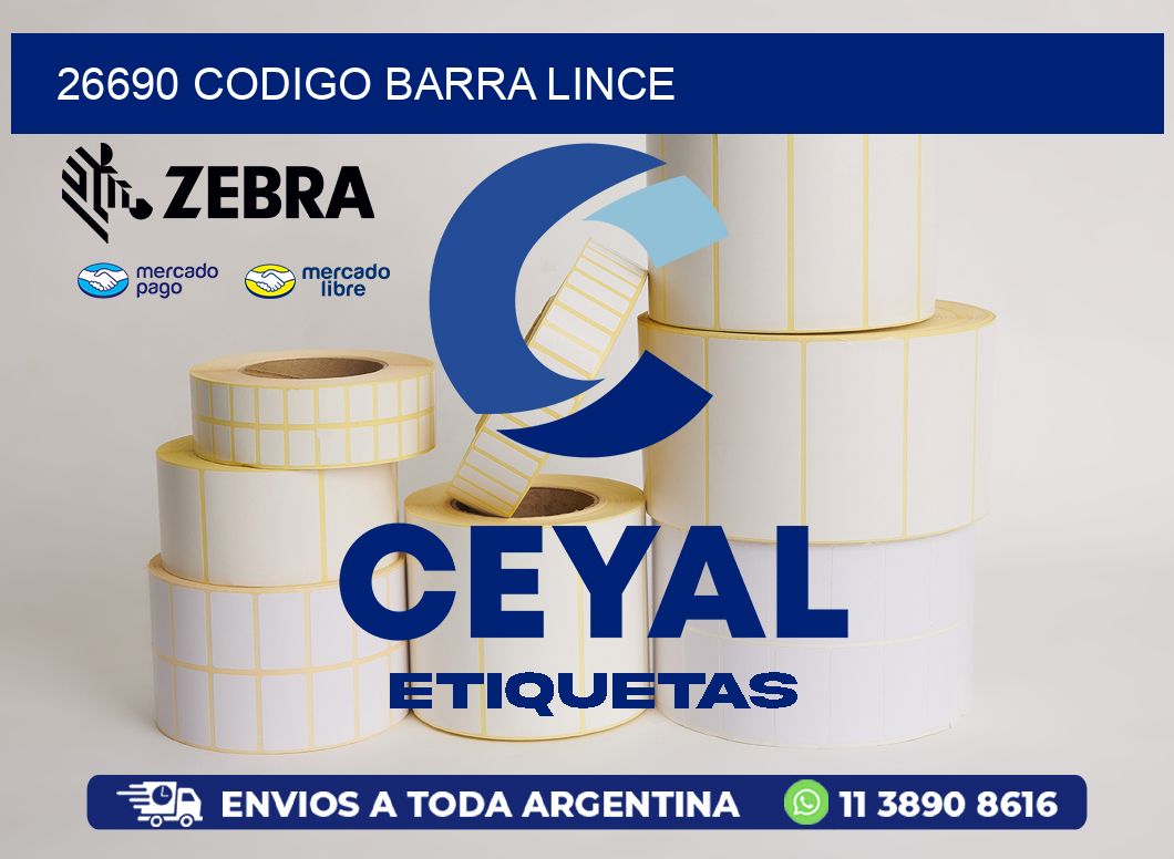 26690 CODIGO BARRA LINCE