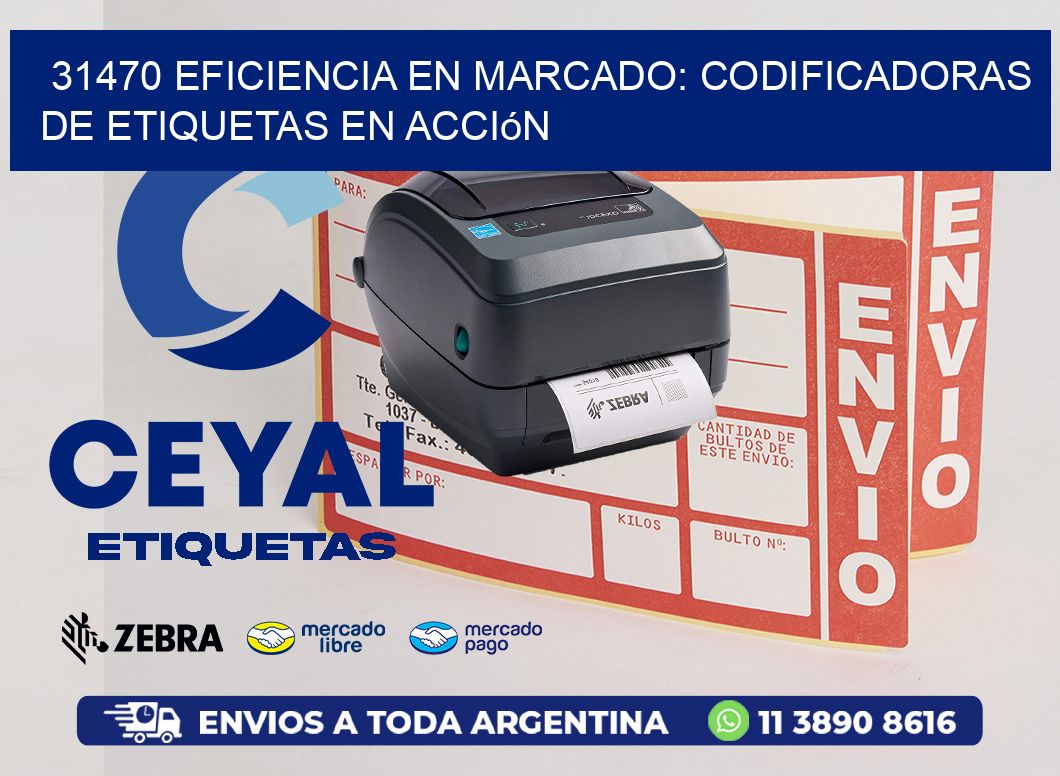 31470 Eficiencia en Marcado: Codificadoras de Etiquetas en Acción