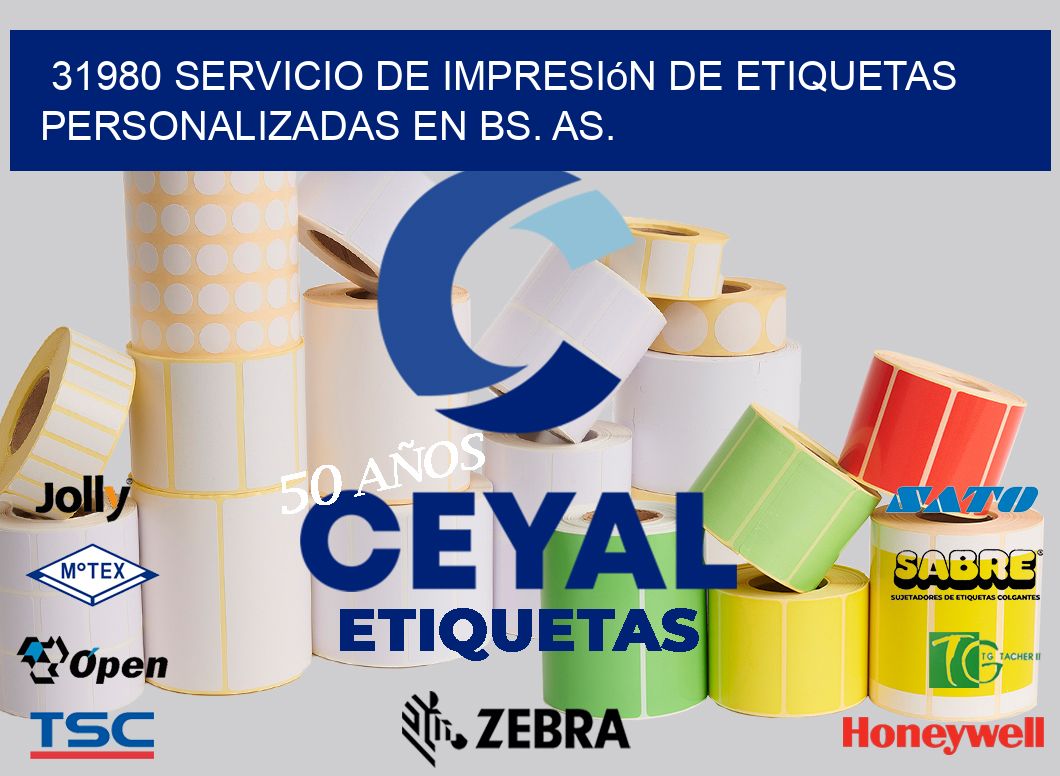 31980 Servicio de Impresión de Etiquetas Personalizadas en Bs. As.