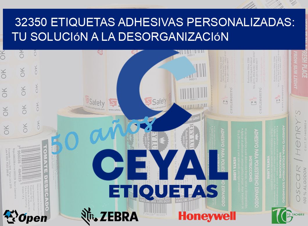 32350 Etiquetas Adhesivas Personalizadas: Tu Solución a la Desorganización