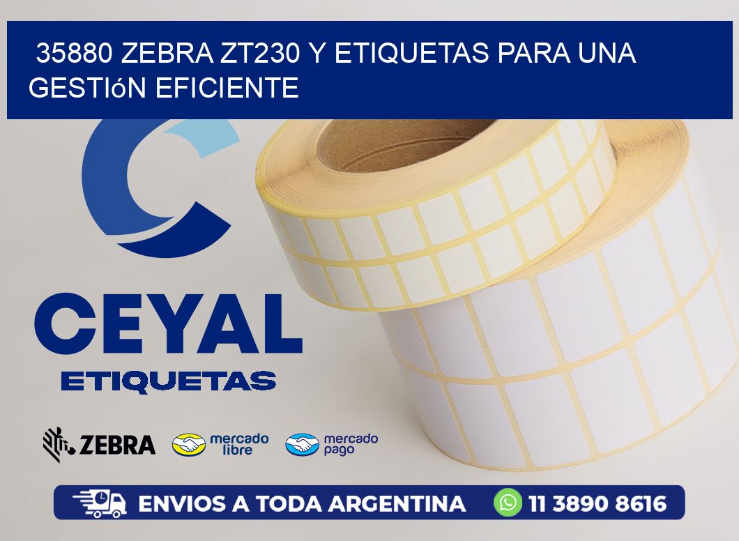 35880 Zebra ZT230 y Etiquetas para una Gestión Eficiente