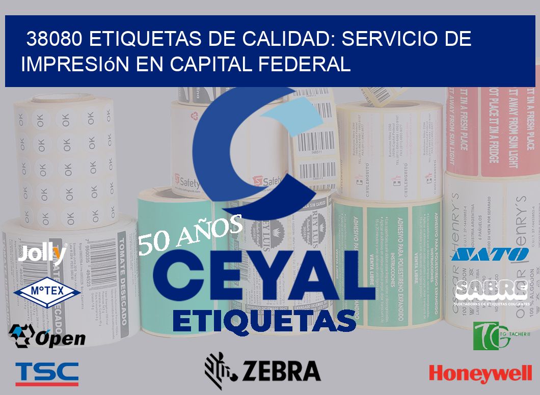 38080 Etiquetas de Calidad: Servicio de Impresión en Capital Federal